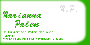 marianna palen business card